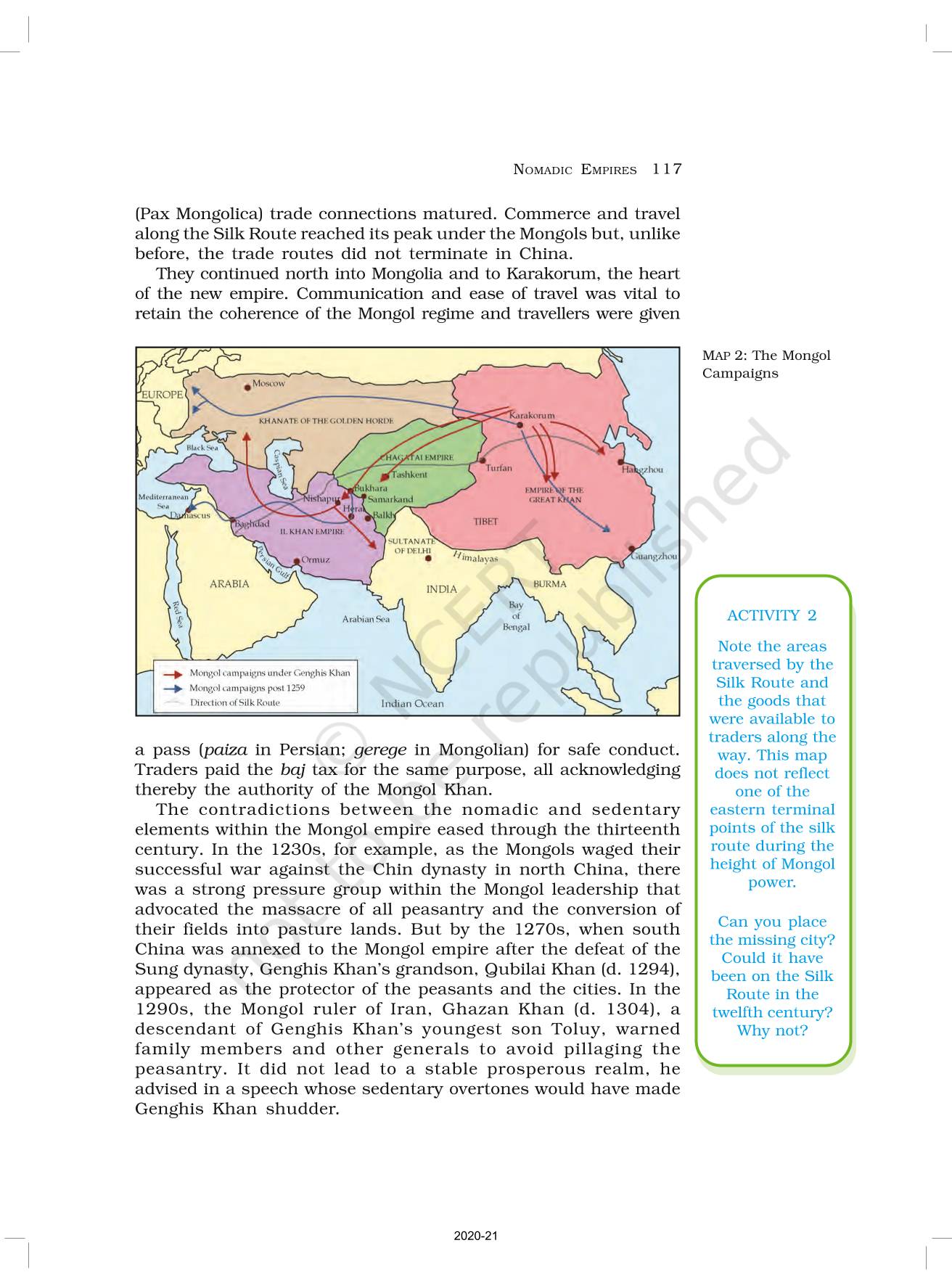 Nomadic Empires Ncert Book Of Class Themes In World History